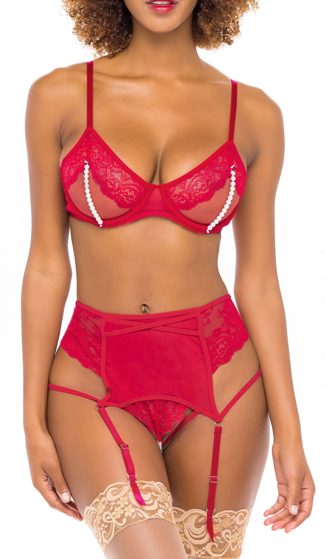 Ensemble ALYSSA 2 Pièces Rouge