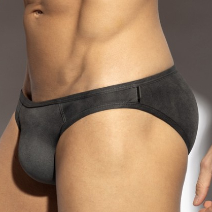 ES Collection Slip Bikini SIMSUEDE Gris