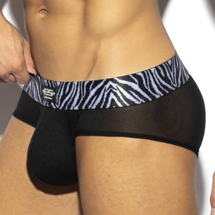 ES Collection Slip Push Up ZEBRA Noir