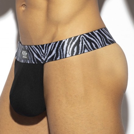 ES Collection String Push Up ZEBRA Noir