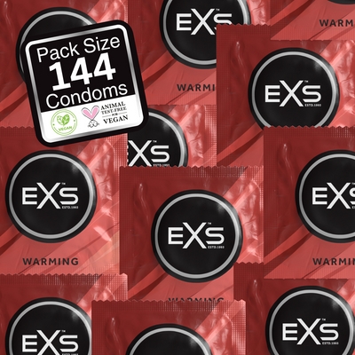 EXS Préservatifs avec effet CHAUFFANT 54mm x144