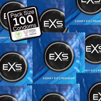 EXS Préservatifs en latex REGULAR 54mm x100