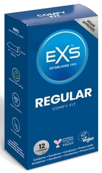 EXS Préservatifs en latex REGULAR 54mm x12