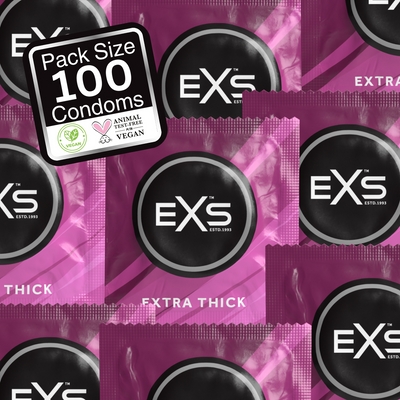 EXS Préservatifs Épais EXTRA THICK 53mm x100