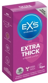 EXS Préservatifs Épais EXTRA THICK 53mm x12