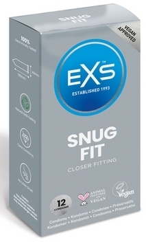 EXS Préservatifs étroits SNUG FIT 49mm x12
