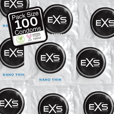 EXS Préservatifs fins NANO THIN 53mm x100