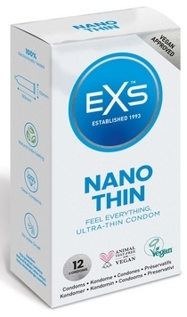 EXS Préservatifs fins NANO THIN 53mm x12