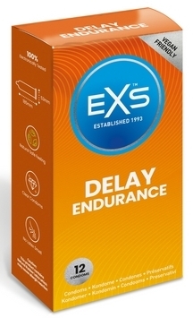 EXS Préservatifs retardant DELAY ENDURANCE 53mm x12
