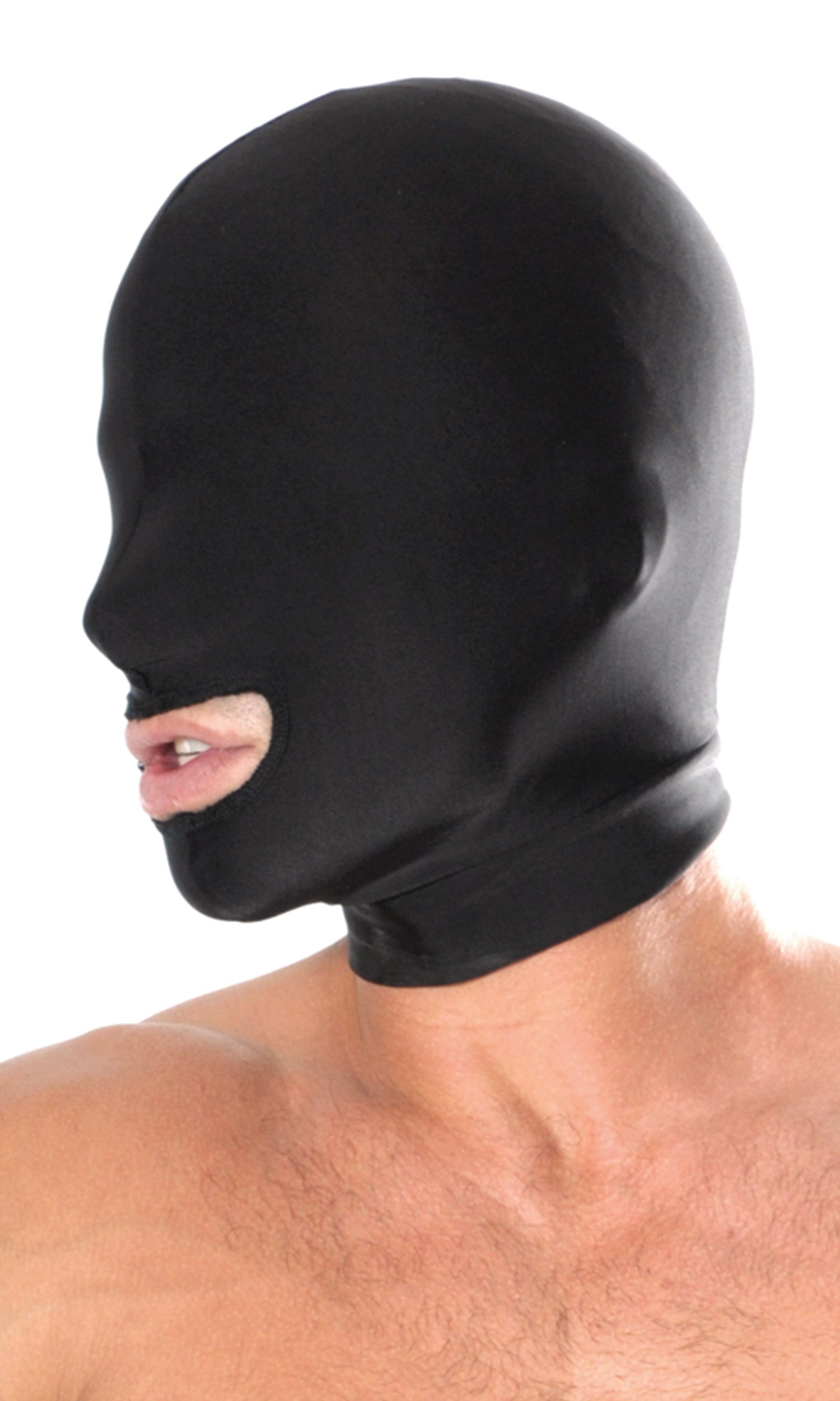 Fetish Fantasy Series Cagoule OPEN MOUTH Spandex