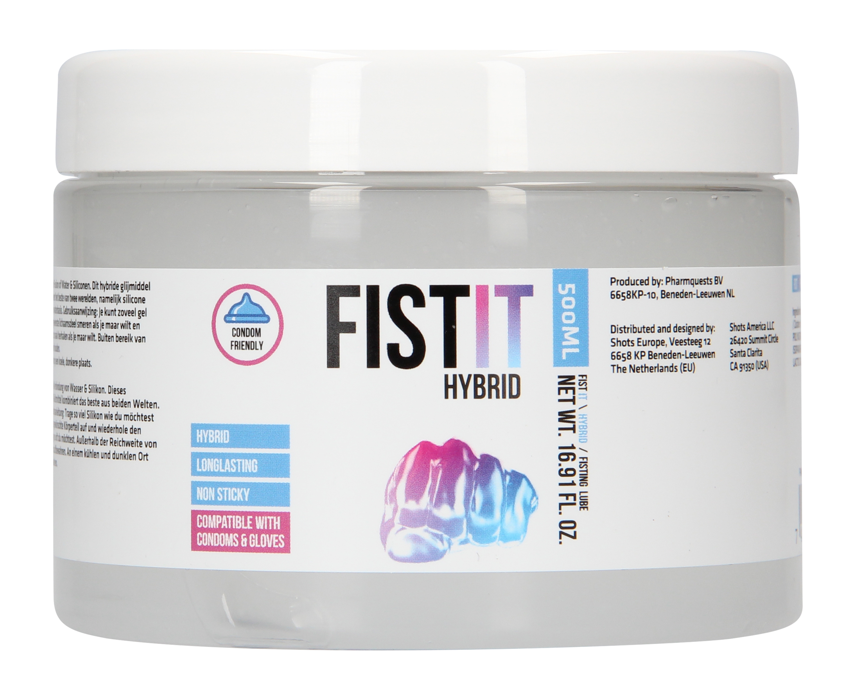 Fist It Crème lubrifiante FIST IT Hybride 500ml