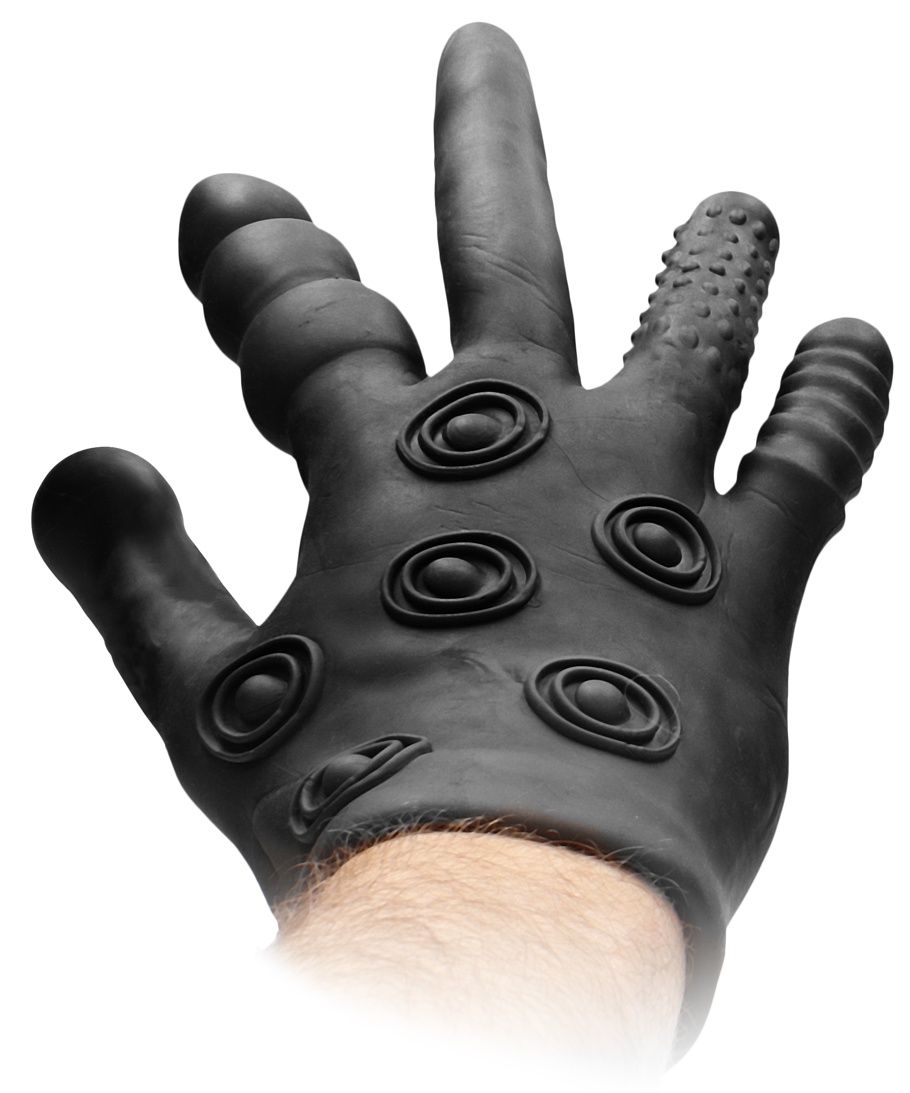 Fist It Gant Texturé en Silicone FIST IT Noir