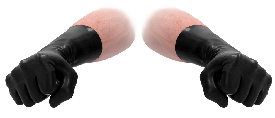 Fist It Gants à Fist en Latex FIST IT Noirs