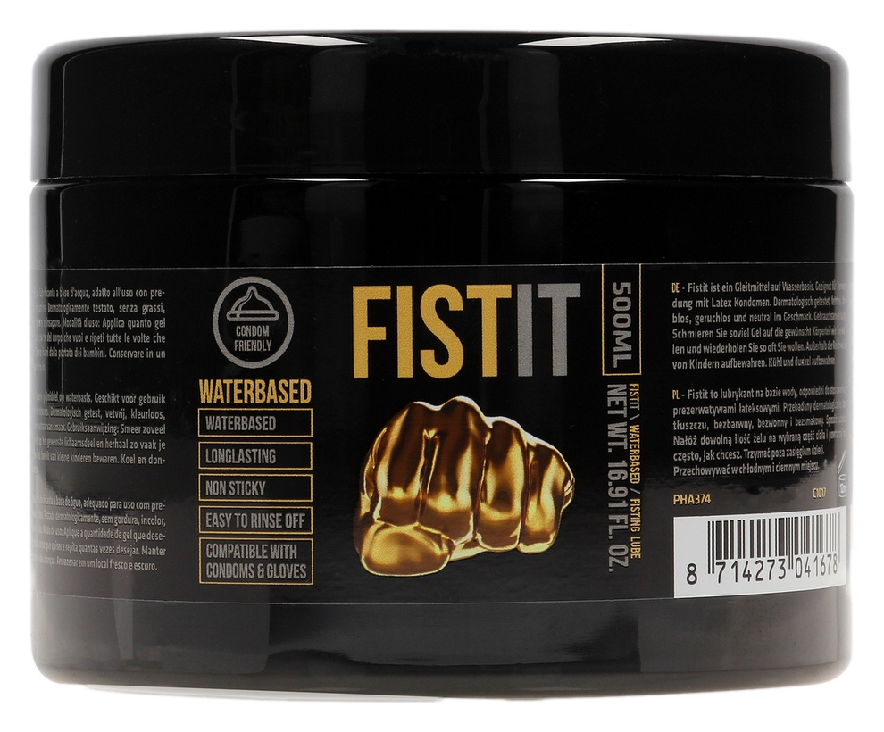Fist It Lubrifiant Eau FIST IT 500ml - Pot noir