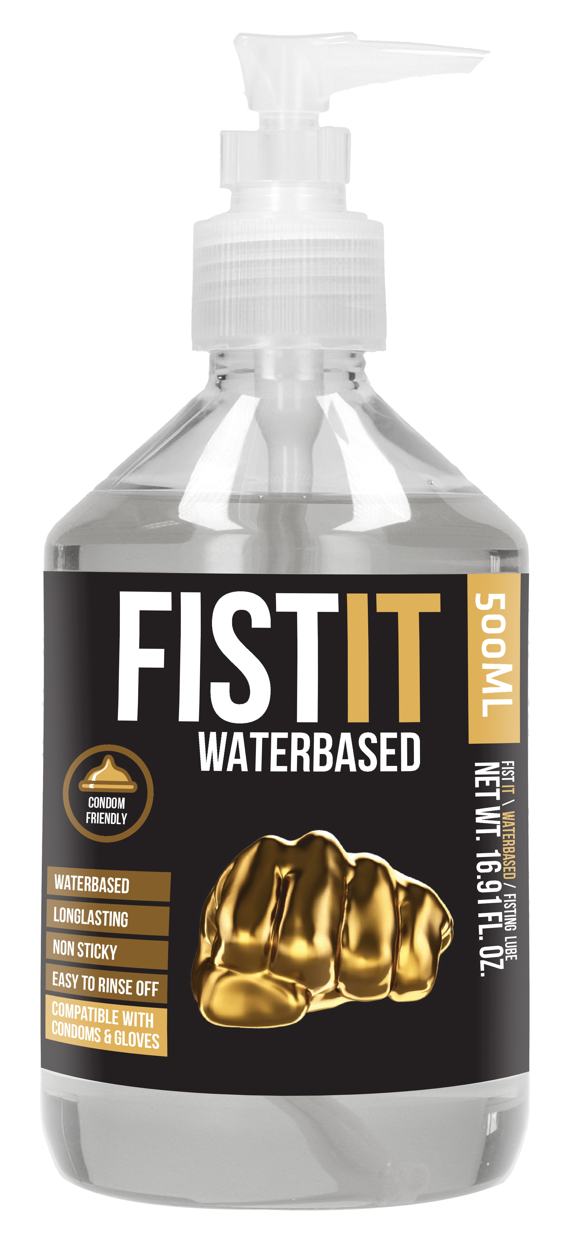 Fist It Lubrifiant Eau FIST IT - Bouteille Pompe 500ml