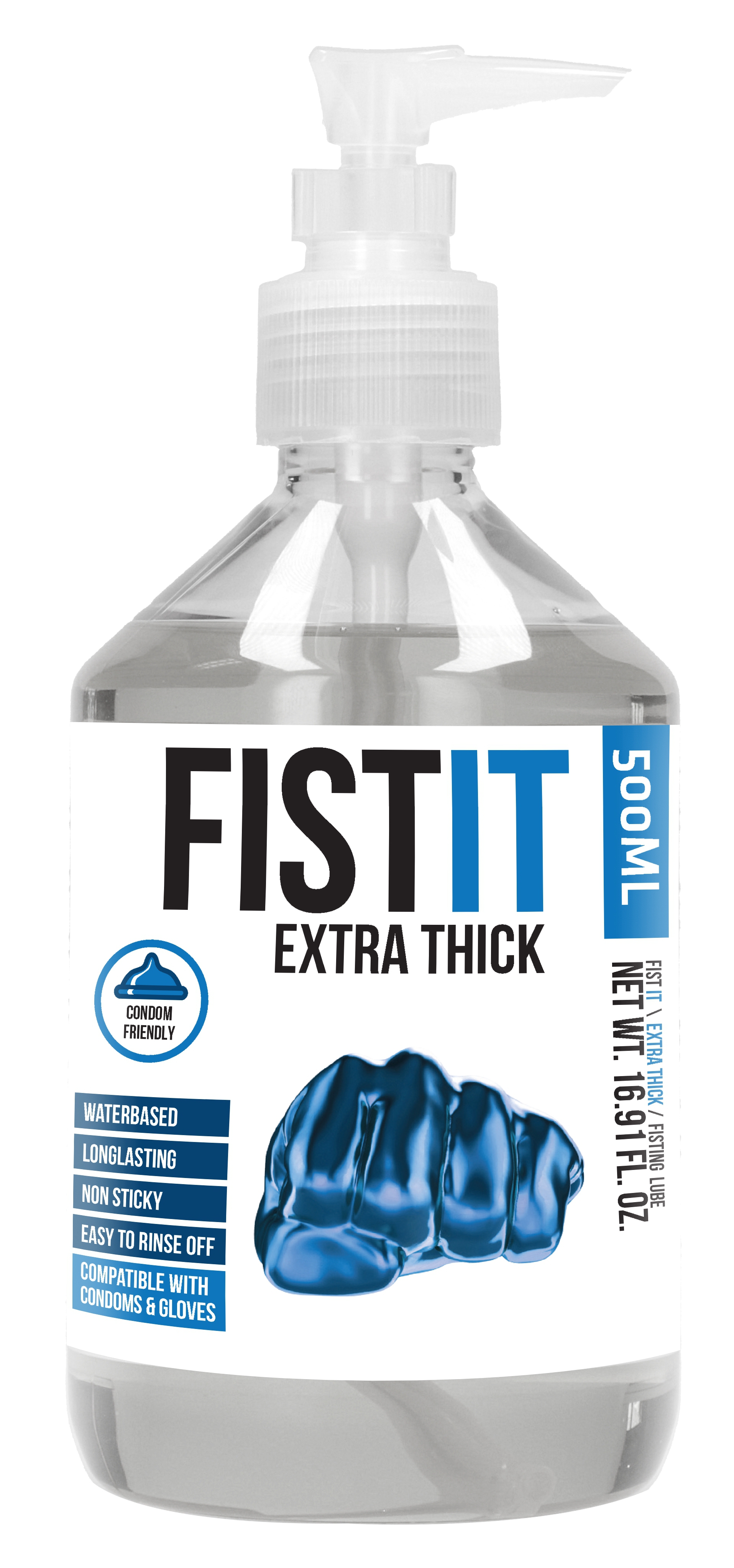 Fist It Lubrifiant Eau FIST IT EXTRA THICK - Bouteille Pompe 500ml