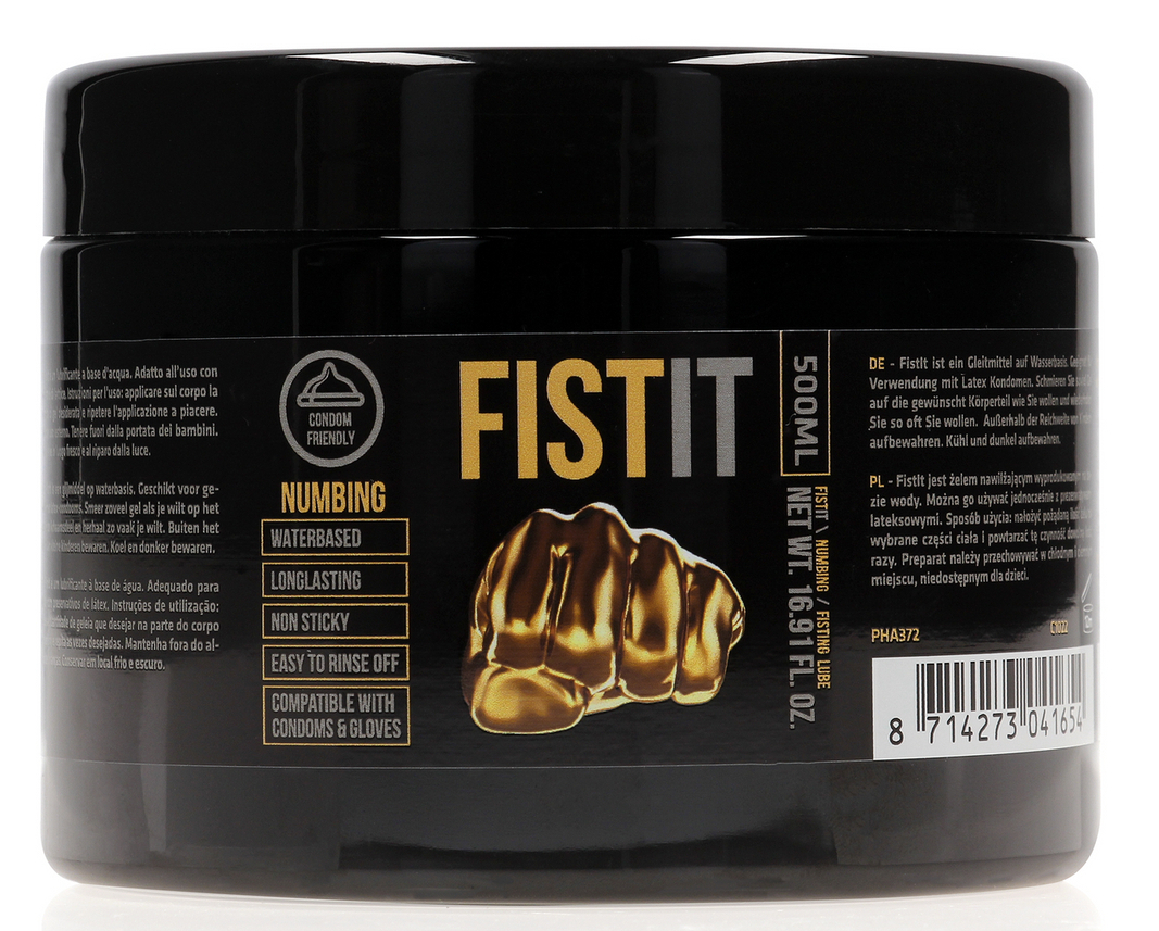 Fist It Lubrifiant relaxant FIST IT NUMBING 500 ml - Pot noir