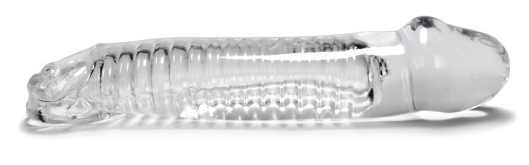 Gaine de pénis MUSCLE Oxballs 24 x 5 cm Transparente