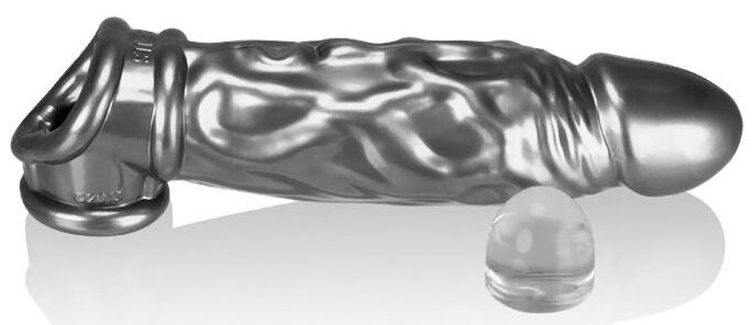 Gaine de pénis Oxballs BUTCH 17 x 5 cm Grise