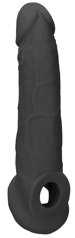 Gaine de pénis REALROCK 17 x 4.5cm Noire