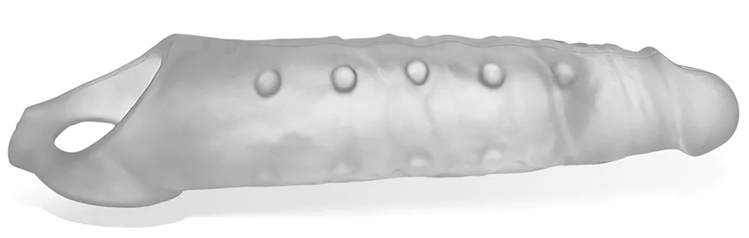 Gaine de pénis SNAKE Oxballs 21 x 5.5 cm Transparente