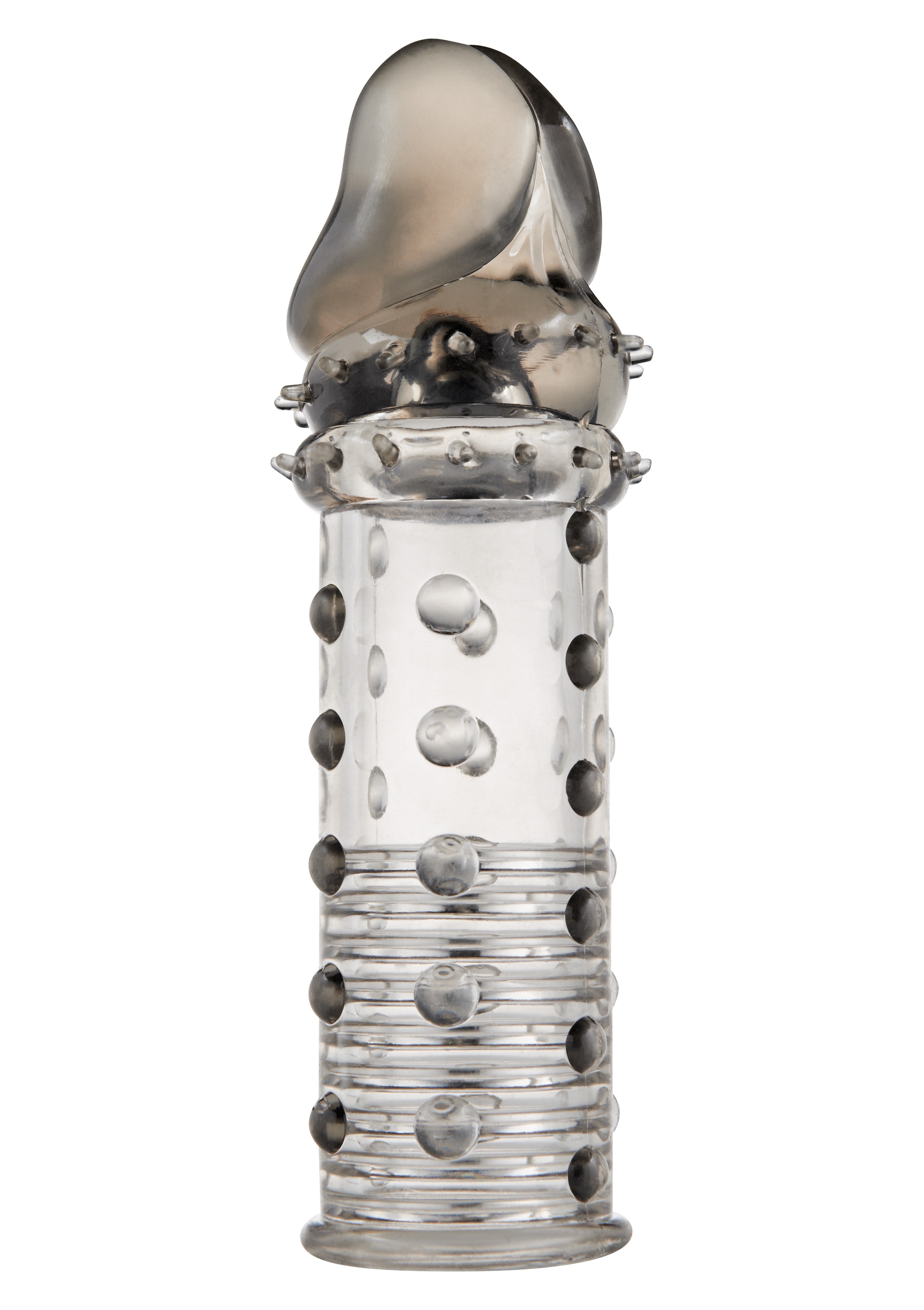 Gaine de pénis STUD SLEEVE 15 x 4.2cm Grise