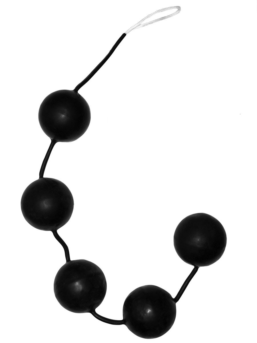Generique Boules anales FIVE BALLS 37 x 3.5cm Noires