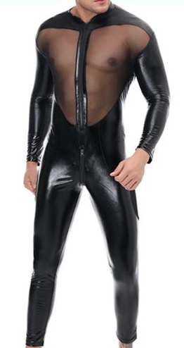 Generique Combinaison intégrale Tulle et Fetish Noire