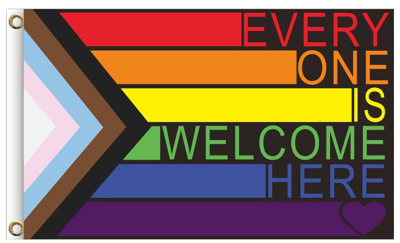 Generique Drapeau LGBT WELCOME 60 x 90cm