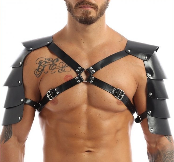 Generique Harnais avec Épaules ARMORS Simili Noir
