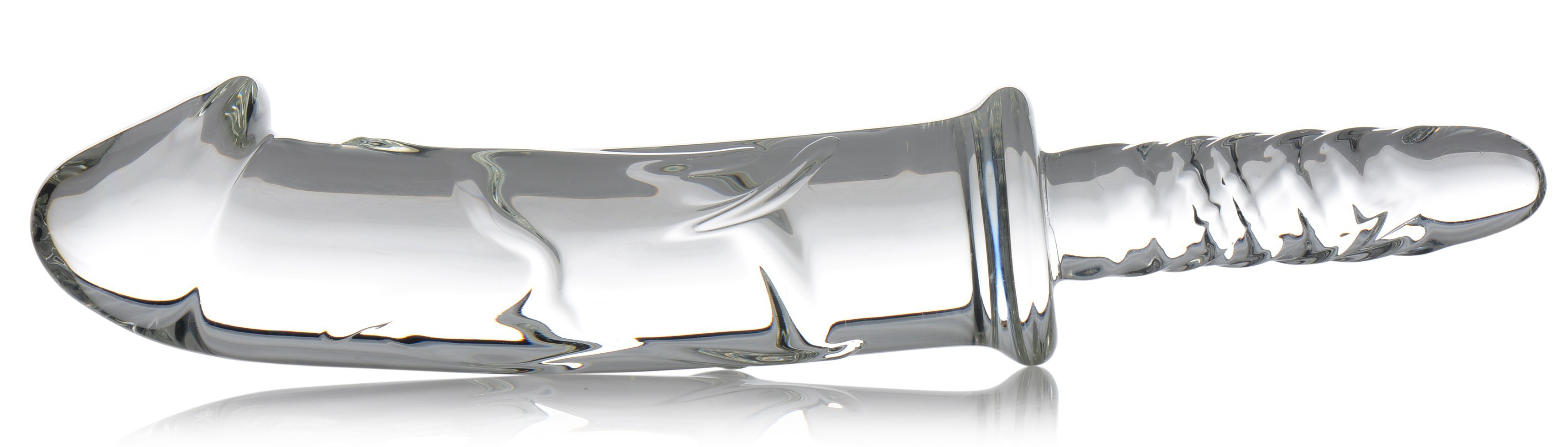 Gode à poignée en verre BATTLE RAMMER 20 x 4.5 cm