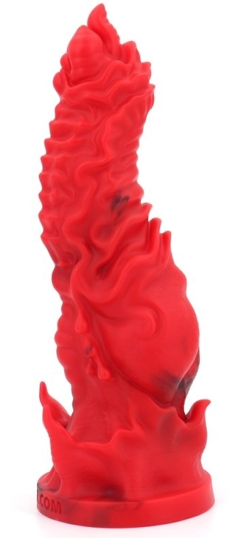 Gode Bizarre en Silicone RISEAF 16 x 5cm Rouge