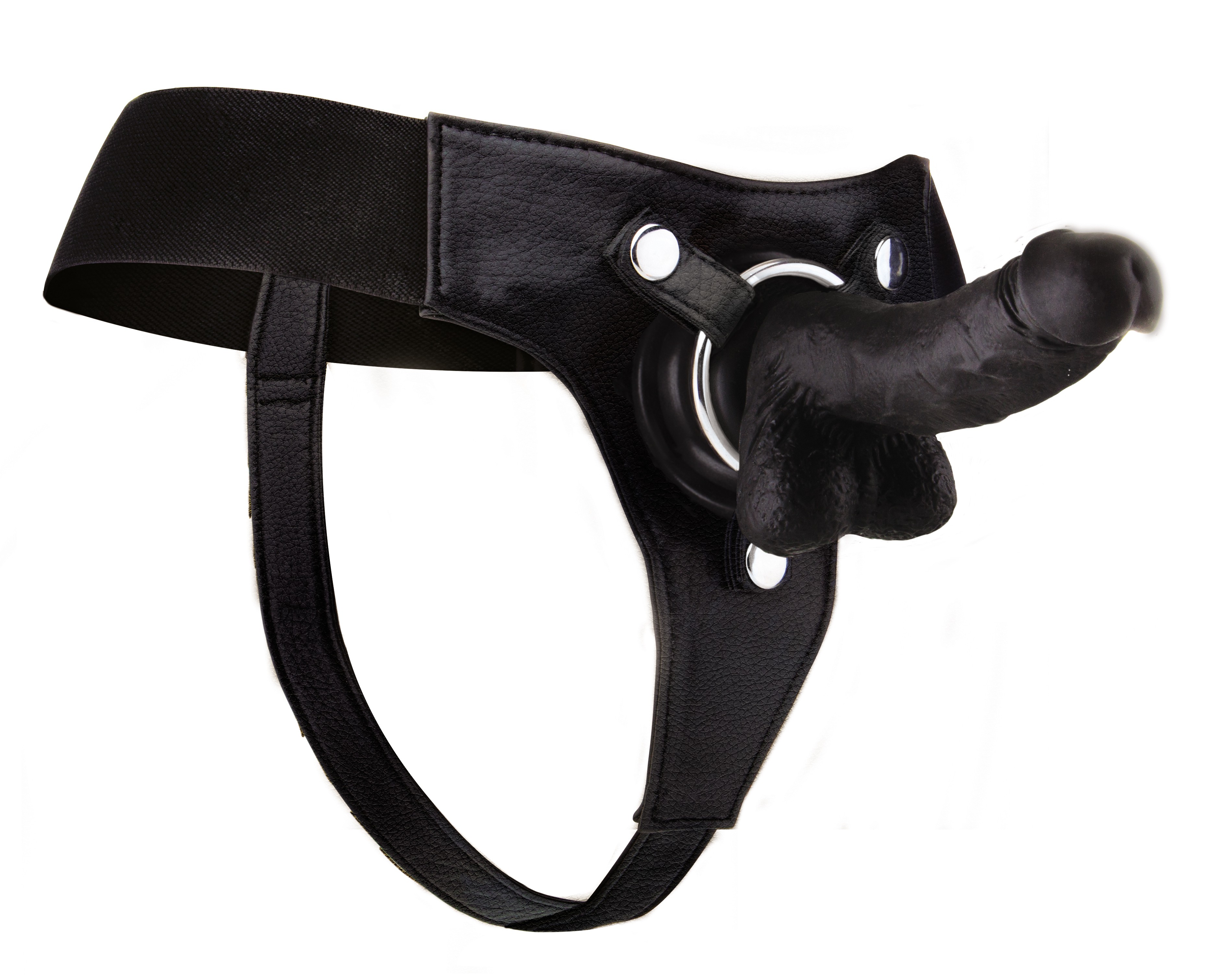 Gode Ceinture Strap-on - 13 x 3.6 cm Noir