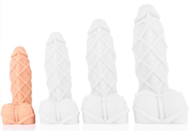 Gode en silicone GRID S 13 x 4cm