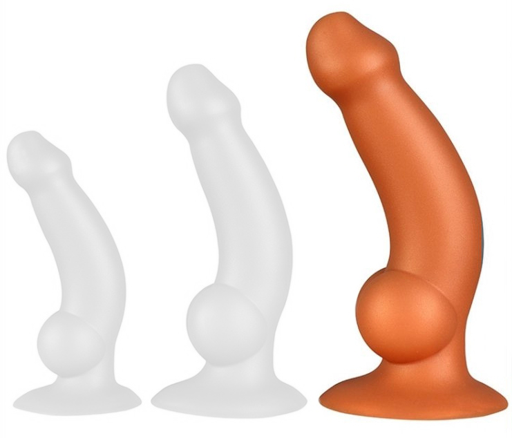 Gode en silicone STOOPY L 15 x 5cm