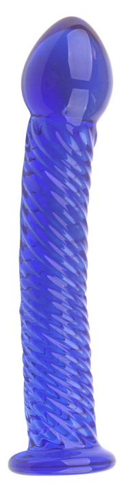 Gode en Verre LAZULY 16 x 3.4cm Bleu