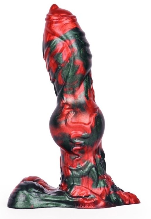 Gode Fantasy CALIORIX 20.5 x 7cm Noir et Rouge