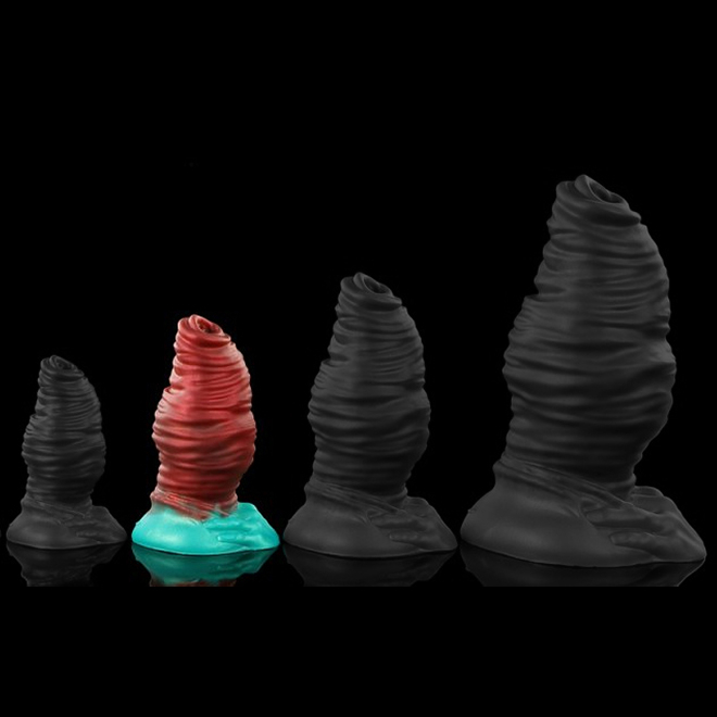 Gode Fantasy RED WORM M 10.5 x 6cm