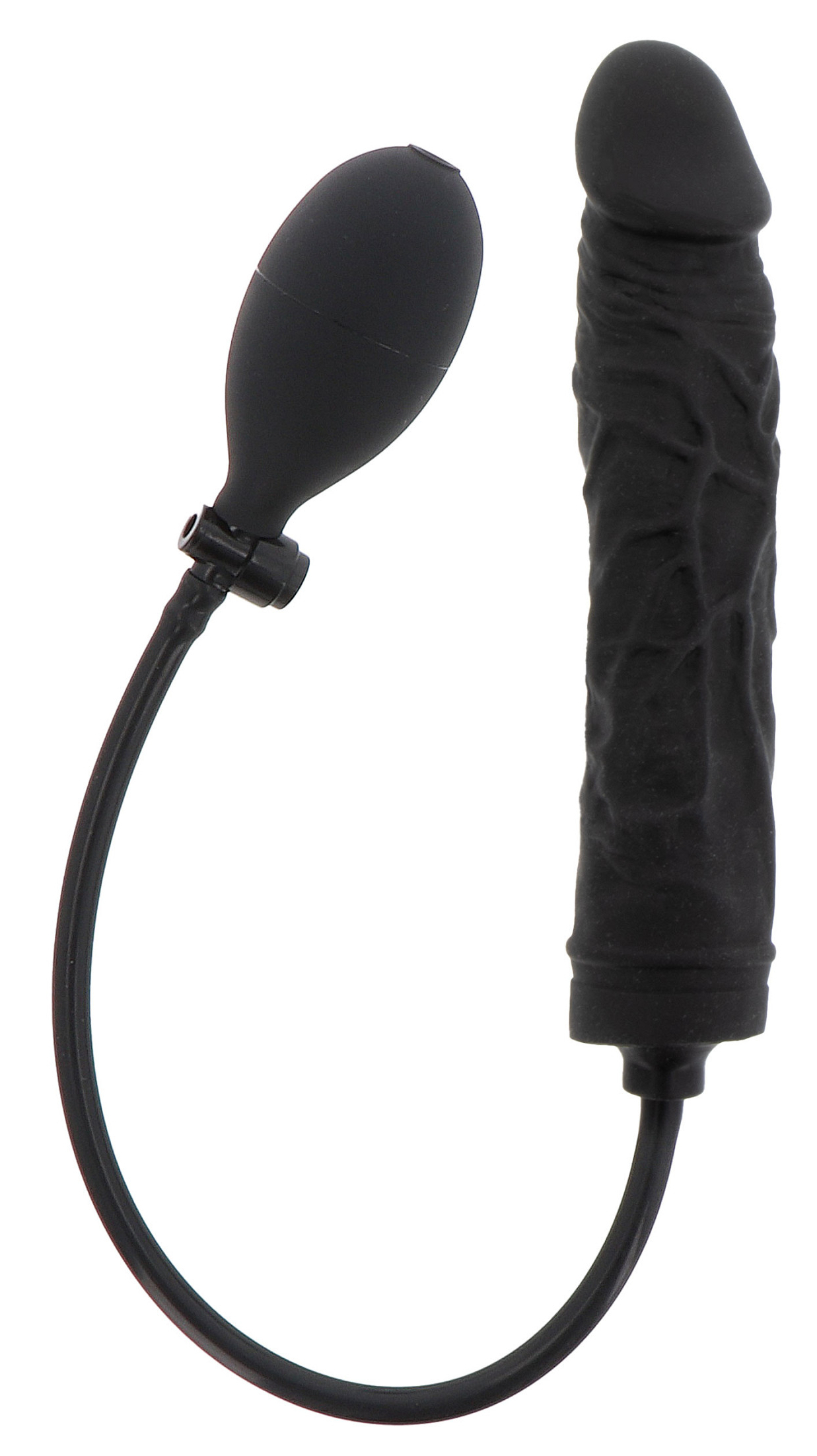 Gode gonflable en silicone INFLAT DONG ADVANCED 18 x 3.5 cm Noir