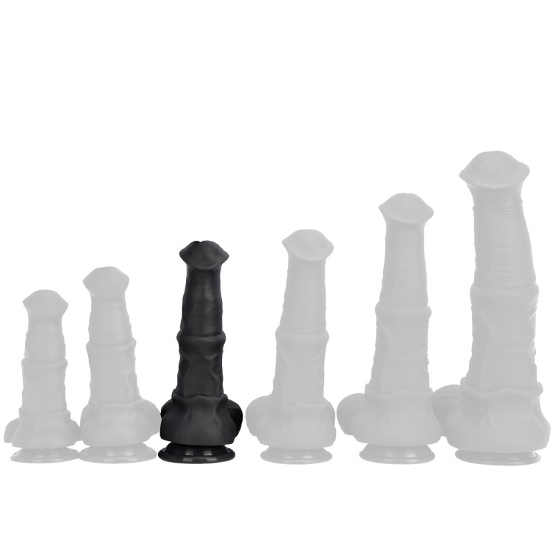 Gode Horse CENTAURA L 18 x 7cm Noir