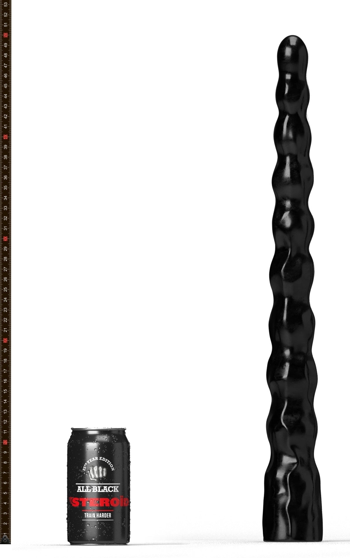 Gode long ABS08 EN-GARDE All Black Steroïd 41 x 5cm