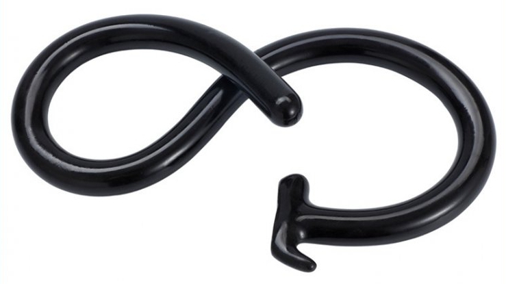 Gode long MEGA SNAKE 100 x 3cm Noir