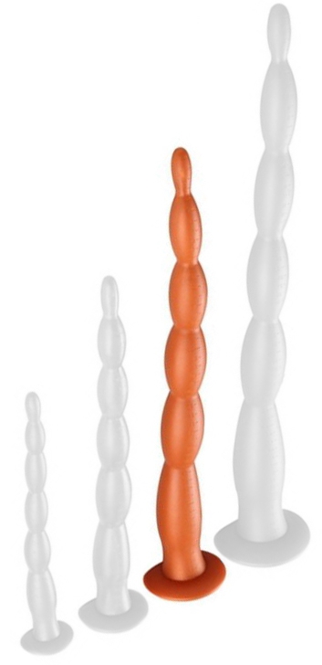 Gode long SCALE BEADS L 50 x 5 cm