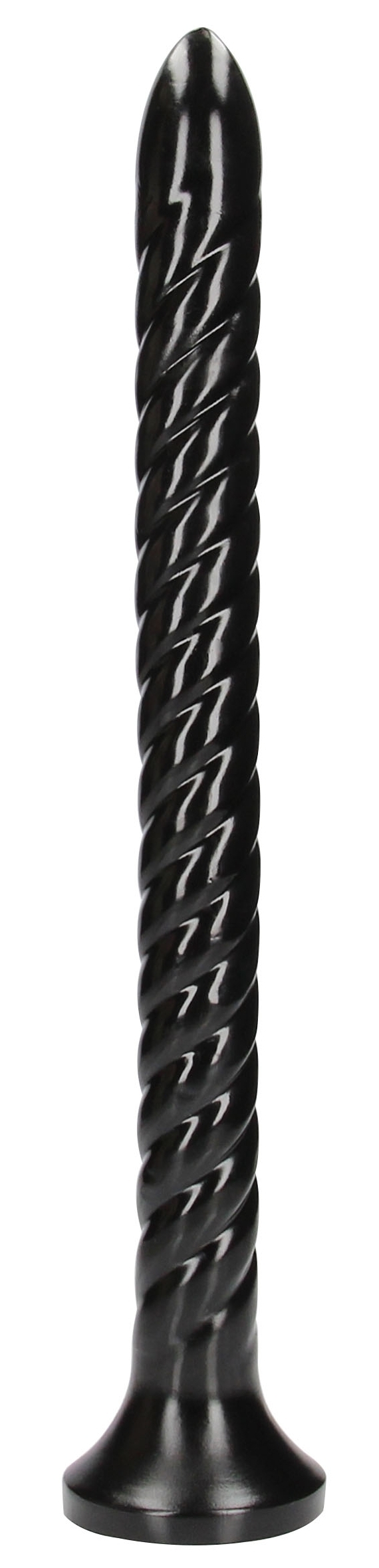 Gode long SWIRLED ANAL SNAKE S 40 x 3.7cm