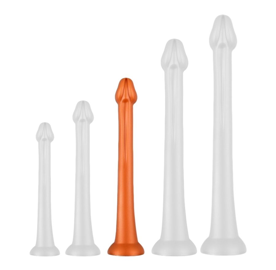 Gode long WHALE DILDO L 42 x 6 cm - Pointe 5 cm