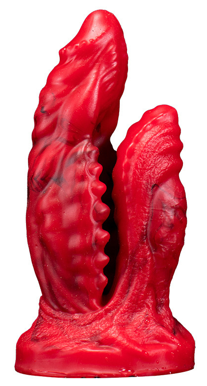 Gode Monster DEUZIK 14 x 6 cm Rouge