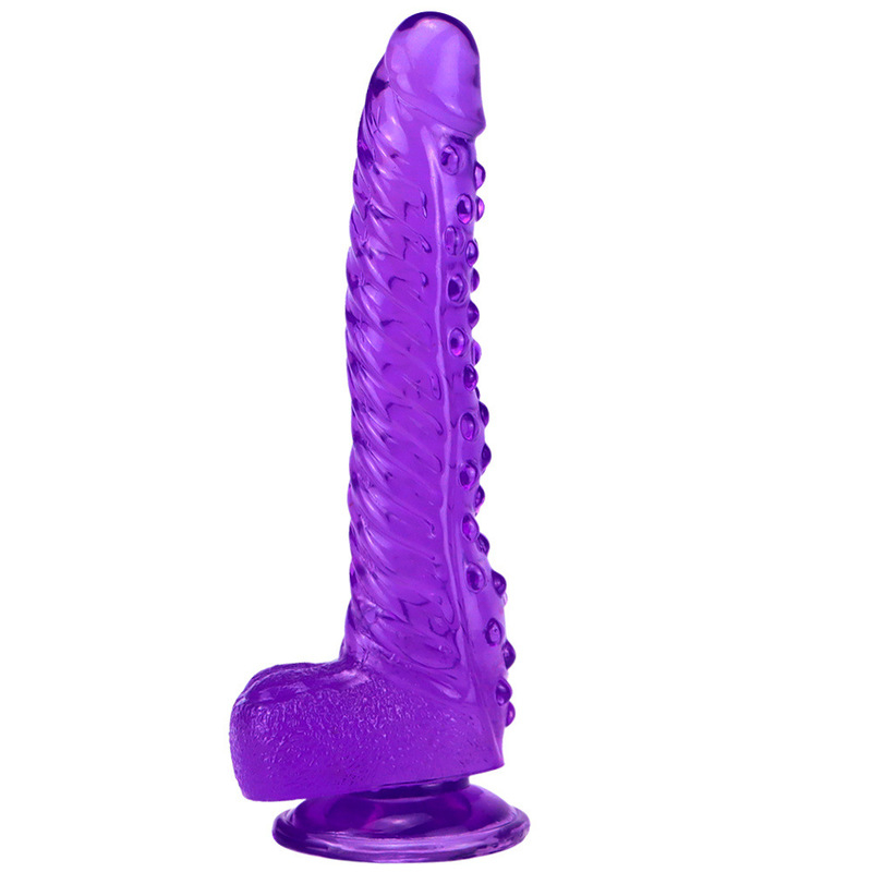Gode Monster RIBBY 20.5 x 4.6cm Violet