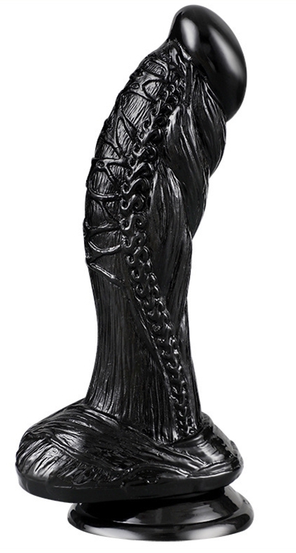 Gode Monster SEEMUS 15 x 4.5cm Noir