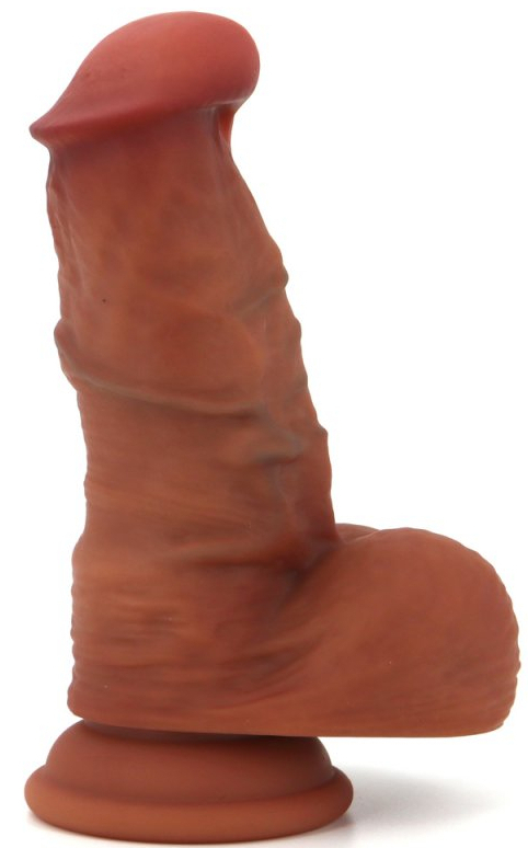 Gode Réaliste DUKONG 12 x 5cm Marron