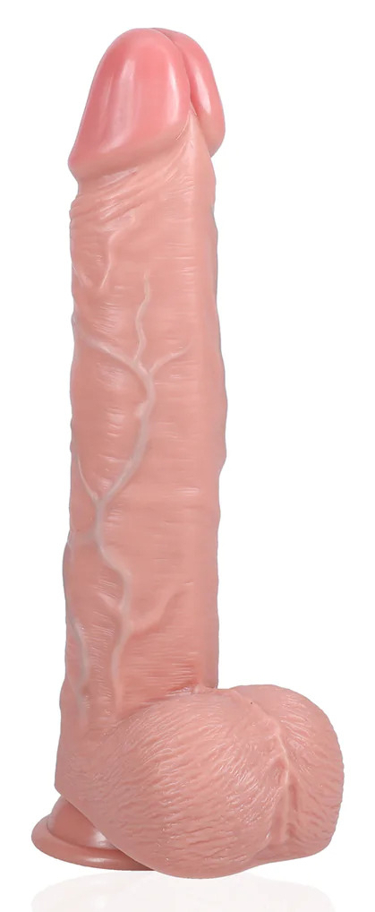 Gode Réaliste EXTRA LONG 26.5 x 6.5cm Chair
